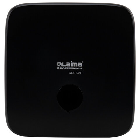 Диспенсер для полотенец LAIMA PROFESSIONAL PREMIUM BLACK (Система H3), V-сложения, черный, ABS-пластик, 609523