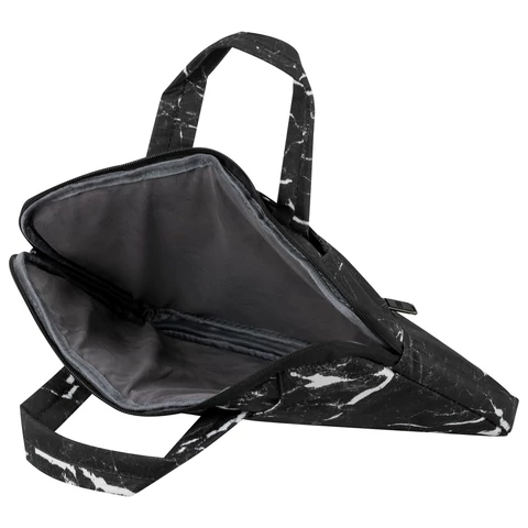Сумка портфель HEIKKI STYLE (ХЕЙКИ) с отделением для ноутбука 13-14", 3 кармана, черная, 26х36х3 см, 272606