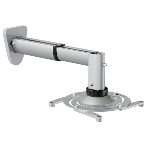 Кронштейн для проекторов настенно-потолочный CACTUS CS-VM-PR05B-AL, высота 23-31 см, 10 кг