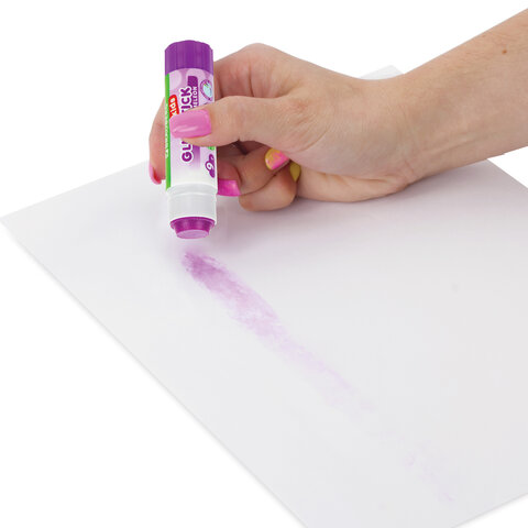 Клей-карандаш "2+1 обесцвечивающийся" 9 г, КОМПЛЕКТ 3 шт./блистер, BRAUBERG KIDS, 271712