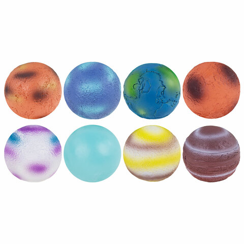 Набор для раскопок "Сокровища Солнечной системы", 8 планет, карточки, инструменты BRAUBERG KIDS, 665131