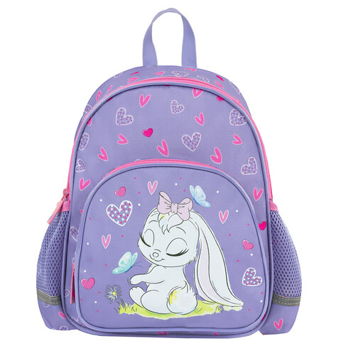Рюкзак BRAUBERG KIDS PLAY детский, 1 отделение, 3 кармана, "Darling bunny", 29х23х12 см, 271390