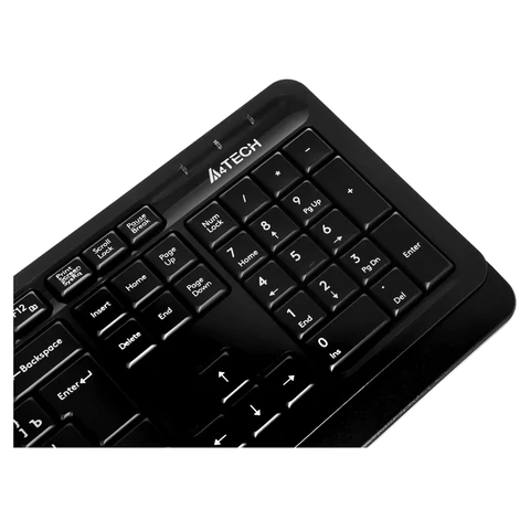 Набор беспроводной A4TECH Fstyler FG1010, USB, 104 клавиши, мышь 4 кнопки + 1 кнопка-колесо, черная, 1147570