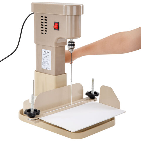 Станок для архивного переплета CROMEX (КРОМЕКС) M368, 250 Вт, с лотком, сшивка до 100 мм (950 листов), 532909