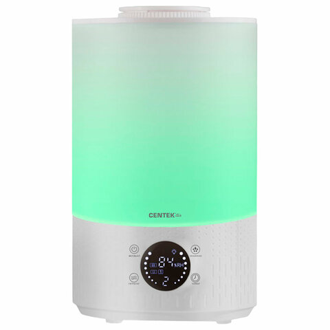 Увлажнитель воздуха CENTEK CT-5104, объем бака 2,8 л, 27 Вт, гигростат, белый