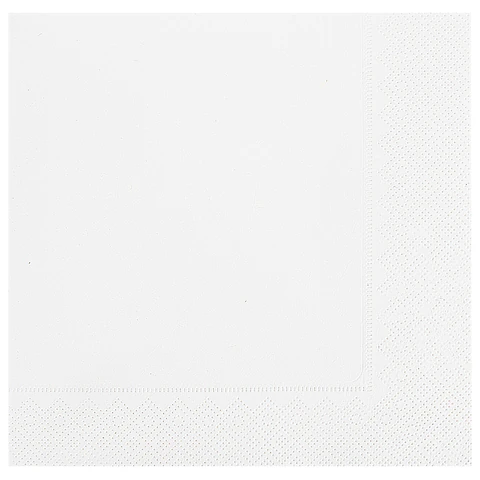 Салфетки бумажные 3-х слойные, 33x33 см, 200 штук в упаковке, 1/4 сложение, LAIMA, белые, 116659