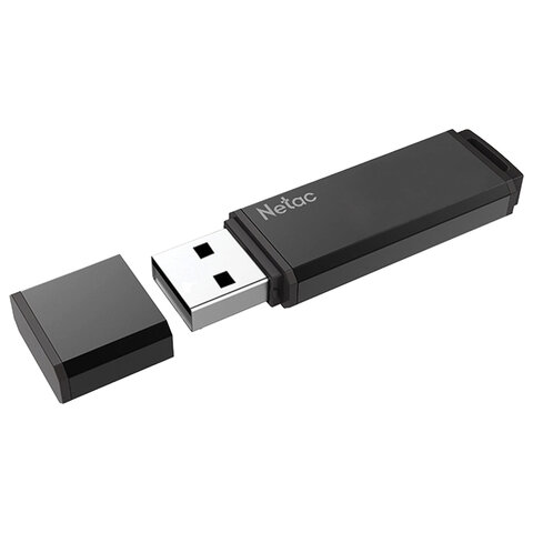 Флеш-диск 16 GB NETAC U351, USB 3.0, черный, NT03U351N-016G-30BK