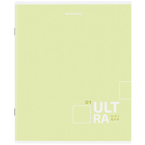 Тетрадь А5, 80 л., BRAUBERG скоба, клетка, обложка картон, "Пастельная" Pastel Tone, 404411
