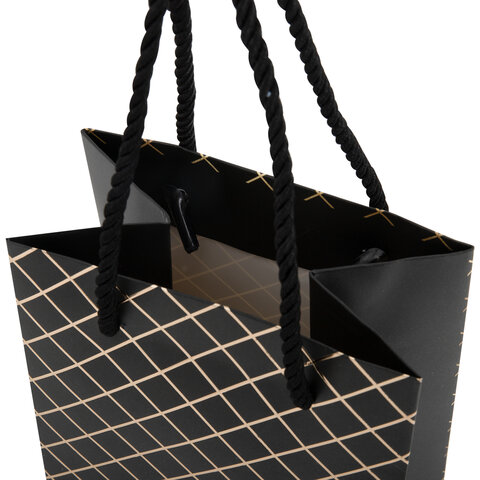 Пакет подарочный под бутылку (1 штука), 13х9x36 см (B), "Leather Bottle Bag", ассорти, ЗОЛОТАЯ СКАЗКА, 700802
