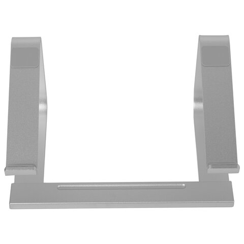 Подставка для ноутбука алюминиевая, нескользящая, 295х255 мм, BRAUBERG SOLID, 513618