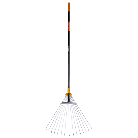 Грабли веерные 15 зубьев раздвижные, захват 20-60 см, ОБЩАЯ ДЛИНА 120-150 см, RABBITEX (РАББИТЕКС) "LONG HANDLE", 700495