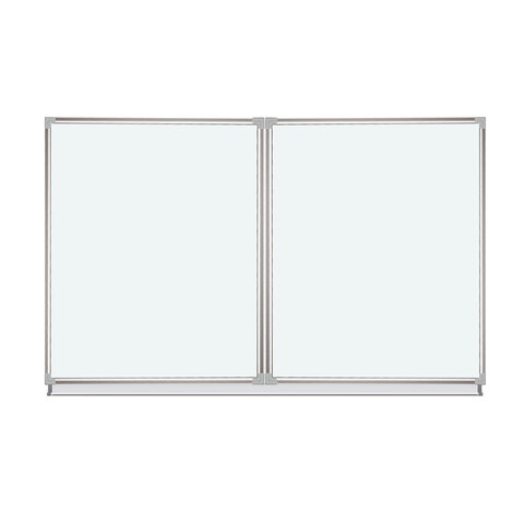 Доска магнитно-маркерная 3-х элементная 100х150/300 см, 5 рабочих поверхностей, белая, BRAUBERG, 231708