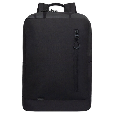 Рюкзак GRIZZLY, карман-антивор, "TOTAL BLACK", 42х28х12 см, RQL-513-2/3