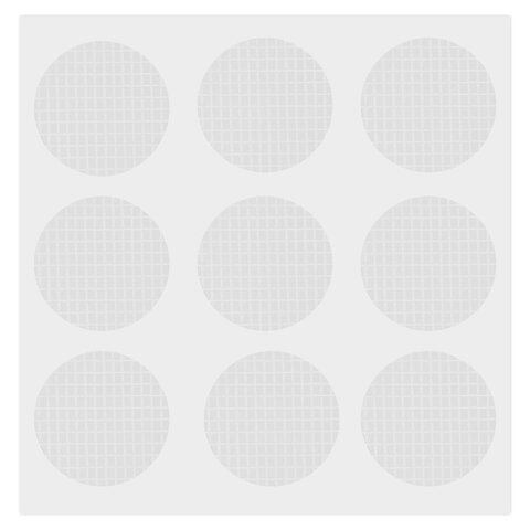 Клеевые кружки двусторонние, диаметр 22 мм, акриловая основа, 36 шт., BRAUBERG, 608776