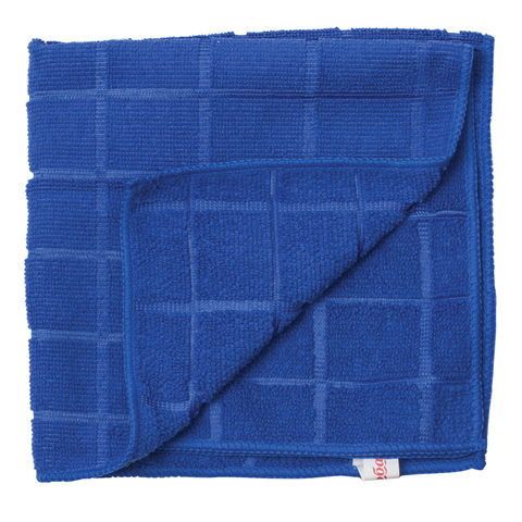 Салфетки из МИКРОФИБРЫ универсальные 40х40 см, КОМПЛЕКТ 6 шт., КЛЕТКА, ассорти, 220 г/м2, ЛЮБАША, 603951