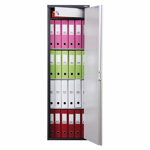 Шкаф металлический для документов AIKO "SL-150ТEL" ГРАФИТ, 1490х460х340 мм, 32 кг, S10799150902