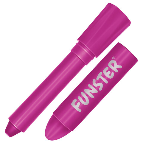 Аквагрим для лица и тела, 12 цветов (6 классических+3 неон+3 метал), 10 трафаретов, FUNSTER, 192575