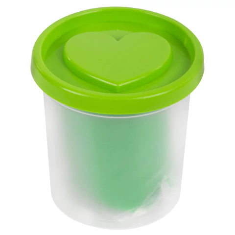 Пластилин-тесто для лепки BRAUBERG KIDS, 4 цвета, 560 г, яркие неоновые цвета, крышки-штампики, 106716