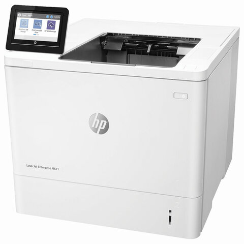 Принтер лазерный HP LaserJet Enterprise M611dn А4, 61 стр./мин., 275 000 стр./мес., ДУПЛЕКС, сетевая карта, 7PS84A