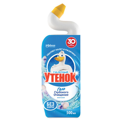 Средство для уборки туалета 500 мл, ТУАЛЕТНЫЙ УТЕНОК "Морской"
