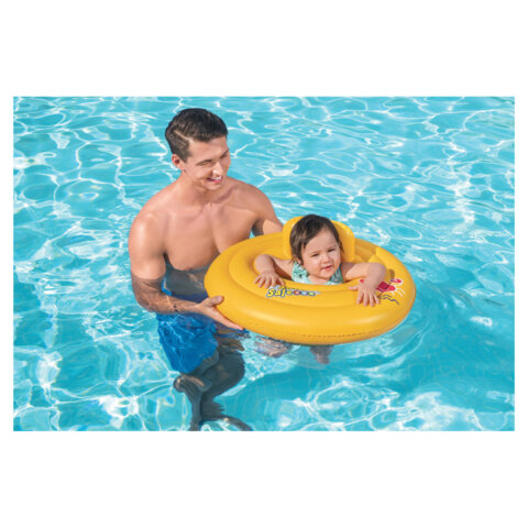 Надувные водные ходунки "Шаг A" диаметр 69 см, до 12 мес, BESTWAY, 32096