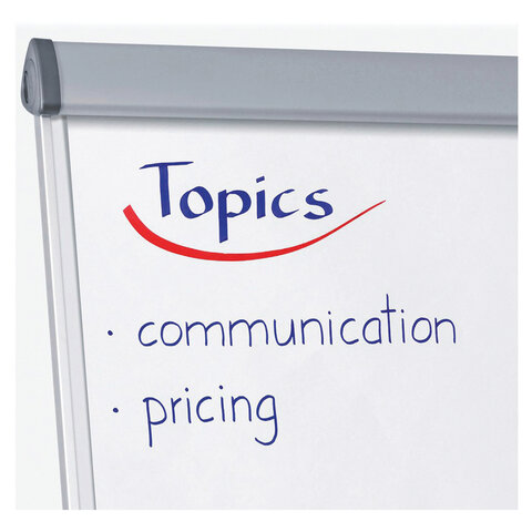 Маркеры для бумажного флипчарта EDDING 380, НАБОР 4 ЦВЕТА, НЕПРОПИТЫВАЮЩИЕ, 1,5-3 мм, E-380/4S