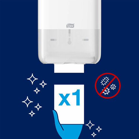 Бумага туалетная TORK (Система Т3) UNIVERSAL, КОМПЛЕКТ 40 шт., листовая, 250 л., 11х23 см, 1-слойная, 114272