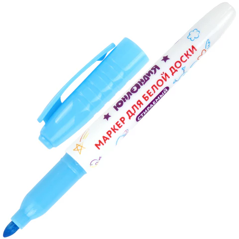 Маркеры стираемые для белой доски НАБОР 10 ЦВЕТОВ, ЮНЛАНДИЯ "COLORWAY", 3 мм, 152100