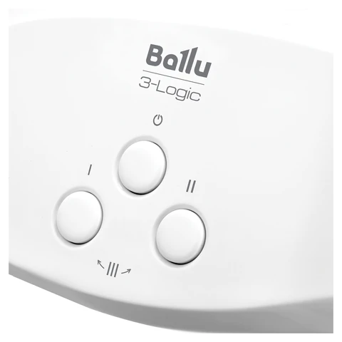 Водонагреватель проточный электрический BALLU 3-Logic TS, ненапорный, 6,5 кВт, 3,7 л/м, кран + душ, НС-1588894
