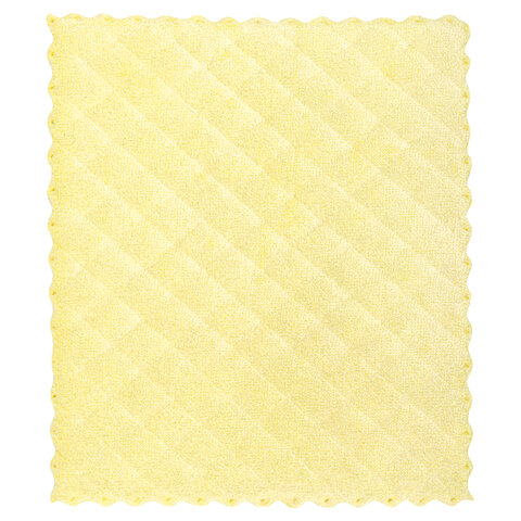 Салфетки из МИКРОФИБРЫ ГУБЧАТЫЕ 17х20 см, КОМПЛЕКТ 3 шт., 3 слоя, ассорти, 440 г/м2, LAIMA, 606657