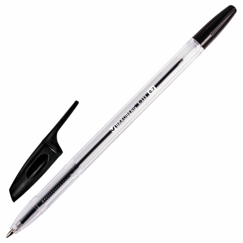 Ручки шариковые BRAUBERG "X-333", НАБОР 4 цвета, узел 0,7 мм, линия 0,35 мм, 144252