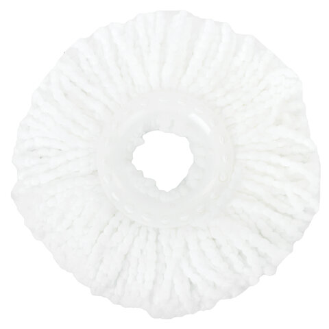 Швабра с отжимом и ведром 19л/9л на колесах и ручкой для перевозки, отжим центрифуга, 2 круглые насадки, черно-красный, LAIMA, 606303, M029B