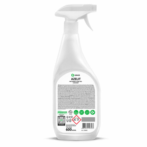 Средство для чистки плит, духовок, грилей от жира/нагара 600 мл, GRASS AZELIT АНТИЖИР, щелочное, распылитель, 218600