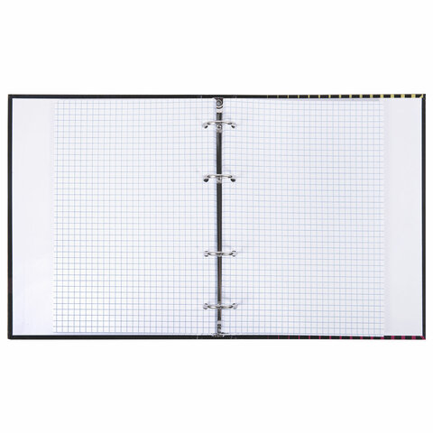 Тетрадь на кольцах А5 165х215 мм, 120 листов, твердый картон, клетка, BRAUBERG, "Anime Girl", 404711