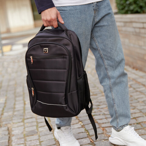 Рюкзак BRAUBERG FUNCTIONAL с отделением для ноутбука, 2 отделения, нагрудный ремешок, "Impulse", 46х16х32 см, 229875