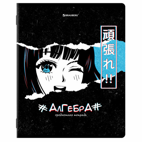 Тетради предметные, КОМПЛЕКТ 12 ПРЕДМЕТОВ, 48 л., глянцевый УФ-лак, BRAUBERG, "ANIME", 404608