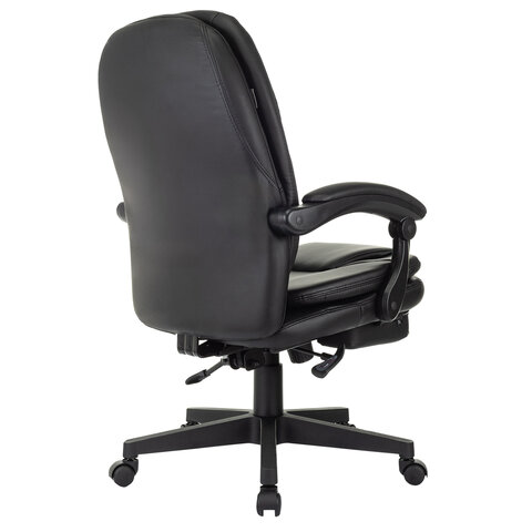 Кресло офисное CH-868N-BF, синхромеханизм, подставка для ног, экокожа, черное, 2018358