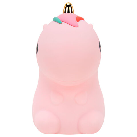 Ночник силиконовый LED "Единорог" 101x120x173 мм, белый свет/RGB, таймер, USB, аккумулятор 1200 мАч, DASWERK (ДАСВЕРК), 238941