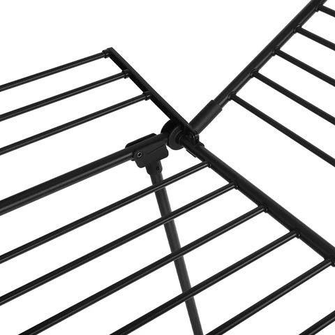 Сушилка напольная для белья раскладная, 5 зон сушки, 25 метров, LAIMA HOME MEGA BLACK, 700471