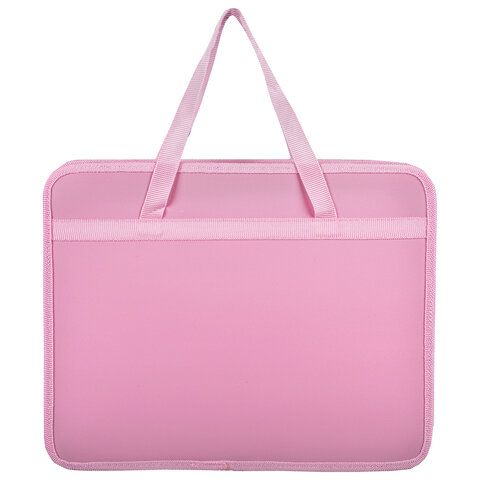 Папка на молнии с ручками BRAUBERG А4, 1 отделение, пластик, 80 мм, "BEST PALS", 271467