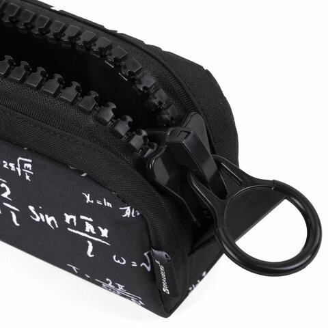 Пенал BRAUBERG с объемной "тракторной" молнией, 1 отделение, ткань,22х8х6,5 см, "Science", 272343