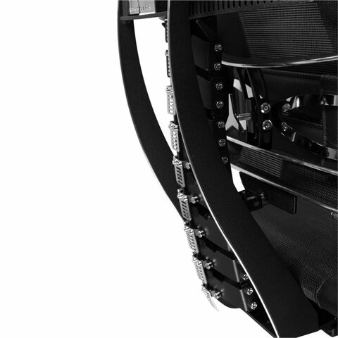 Кресло МЕТТА "YOGA" Y 4DT B2-14D, адаптивная спинка, 3D-подголовник, сверхпрочная сетка, черное