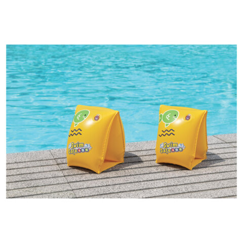 Нарукавники для плавания "Шаг С" 25х15 см, 3-6 лет, BESTWAY, 32033