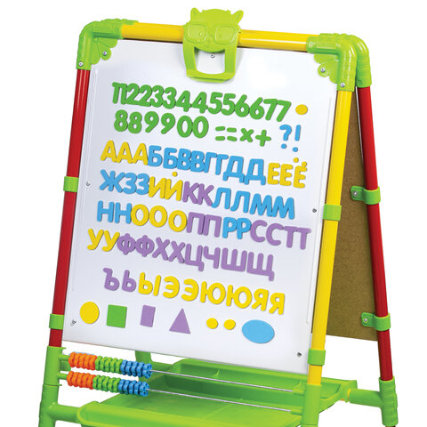 Мольберт растущий для мела/магнитно-маркерный, 53х46 см, BRAUBERG "NIKA KIDS", светофор, 238051