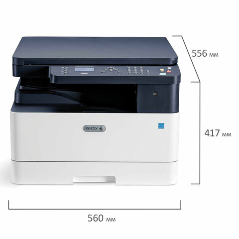 МФУ лазерное XEROX B1022dn "3 в 1", А3, 22 стр./мин., 50 000 стр./мес., ДУПЛЕКС, сетевая карта, B1022V_B