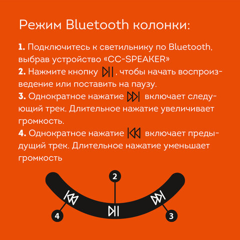 Настольная лампа / светильник с органайзером и Bluetooth колонкой, LED, 6 Вт, белый, DASWERK (ДАСВЕРК), 238328