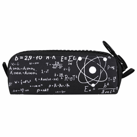 Пенал BRAUBERG с объемной "тракторной" молнией, 1 отделение, ткань,22х8х6,5 см, "Science", 272343