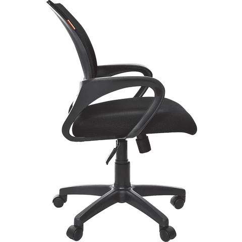 Кресло офисное Chairman CH 696, с подлокотниками, черное, 7000799