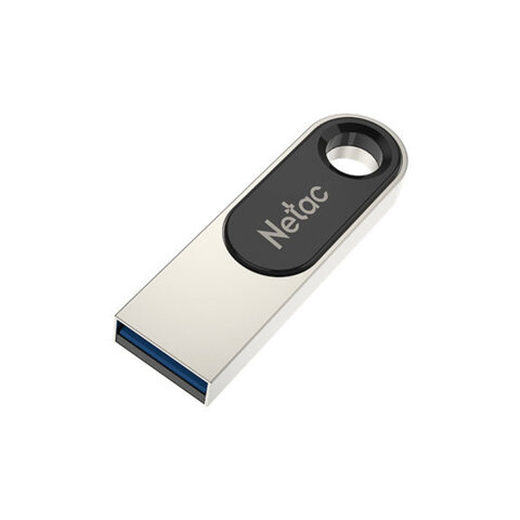 Флеш-диск 16 GB NETAC U278, USB 2.0, металлический корпус, серебристый/черный, NT03U278N-016G-20PN