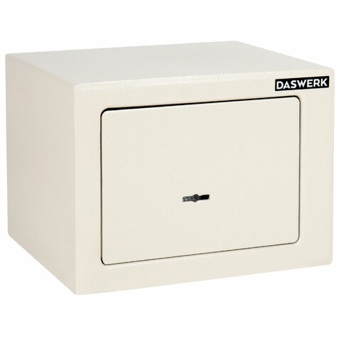 Сейф мебельный DASWERK (ДАСВЕРК) SC-170KL (170х230х170 мм), ключевой замок, бежевый, 291339
